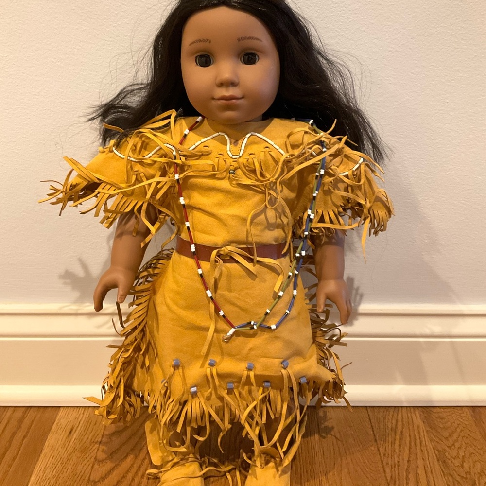American girl doll “Kaya” with outfit and shoes